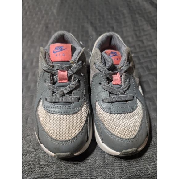 Nike Other - Nike Air Max 90‎ Toddler Sneakers Gray Pink Casual Athletic Shoes SZ 7